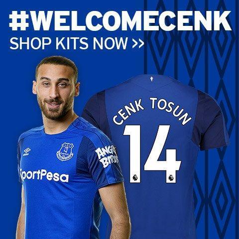 Everton Cenk Tosunun forma numarasını açıkladı