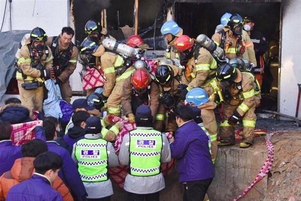 Güney Korede hastanede yangın: 41 ölü