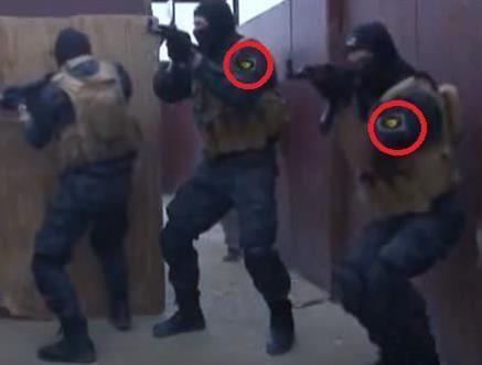 Afrin’de öldürülen teröristin kıyafetindeki peç detayı