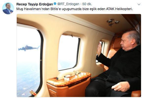 Cumhurbaşkanı Erdoğandan ATAK paylaşımı
