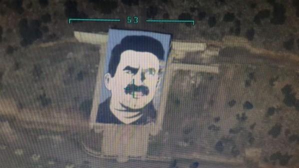 SİHA ile vurulan Öcalan anıtının son hali