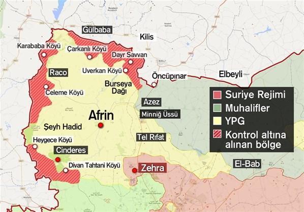 YPGnin Türkiye sınırı ile bağlantısı kopuyor