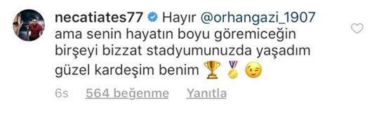 Necati Ateş, derbi öncesi Fenerbahçeli taraftarla dalga geçti