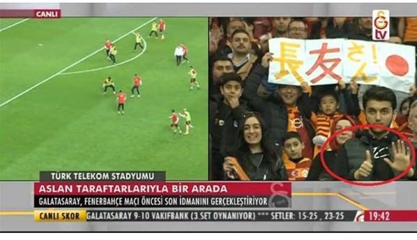 Galatasaray idmanında olay yaratan hareket