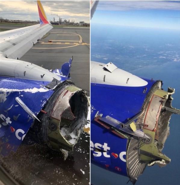 Uçağın motorundaki parça kopup camı parçaladı: 1 ölü