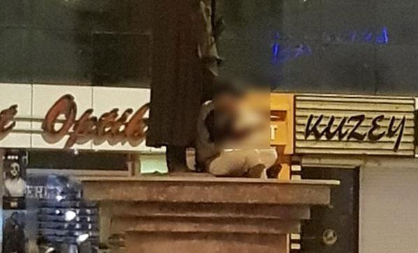 Bali çeken gencin içler acısı hali