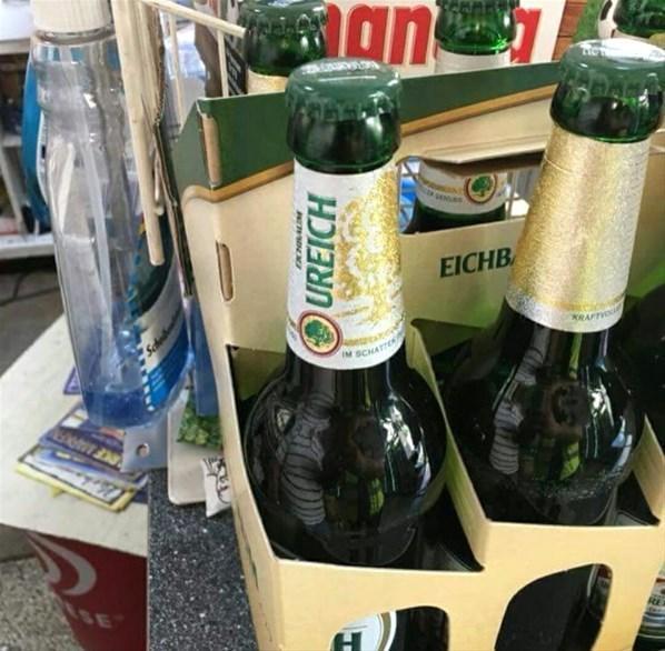 Skandal Bira şişesine La İlahe İllallah yazıp piyasaya sürdüler