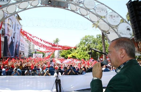 Cumhurbaşkanı Erdoğan Tarsusa müjdeleri peş peşe verdi