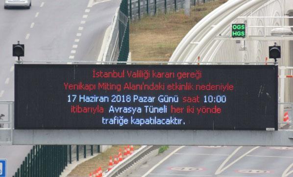 İstanbulda bu yollar trafiğe kapatıldı