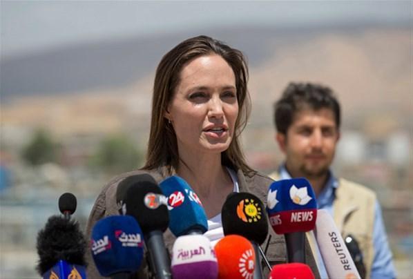 Angelina Jolie Türkiye sınırında