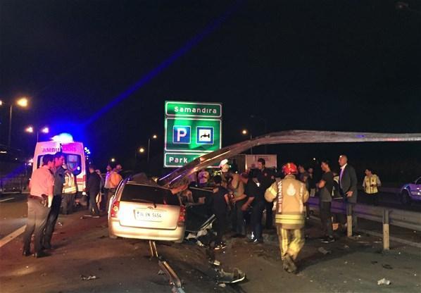 TEM Otoyolunda trafik kazası: 2 ölü
