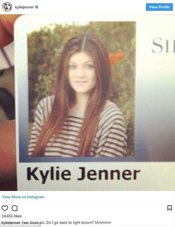 Kylie Jenner böyle değişmiş