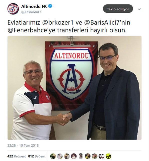 Fenerbahçenin iki transferi resmen açıklandı