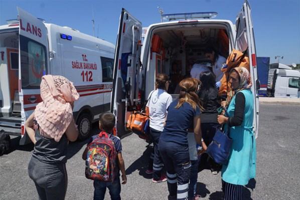 Boğaz Adasında mahsur kalan göçmenler kurtarıldı