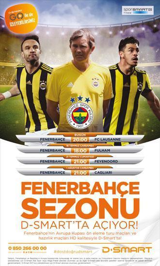Fenerbahçe sezonu D-Smart’ta açıyor