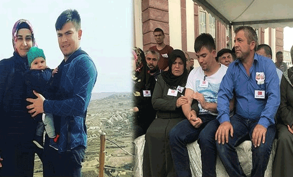 Terör örgütü PKKnın katlettiği anne ve 11 aylık bebeği son yolculuğuna uğurlandı