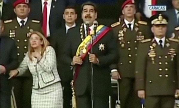 Venezuela Devlet Başkanı Maduroya bombalı saldırı