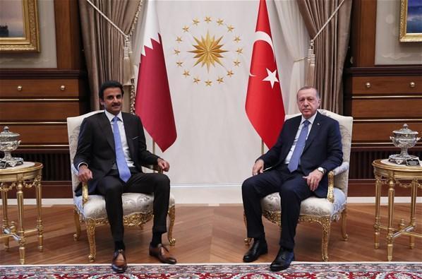 Son dakika... Katar Emiri ile Erdoğanın görüşmesi 3.5 saat sürdü