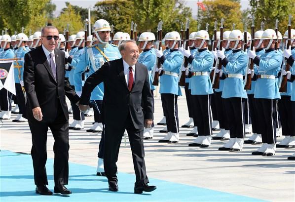 Kazakistan Cumhurbaşkanı Nazarbayev Türkiyede