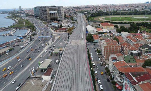 İstanbulun yeni projesi havadan görüntülendi