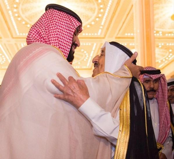 Suudi Prens Kuveyt Emirini böyle öptü