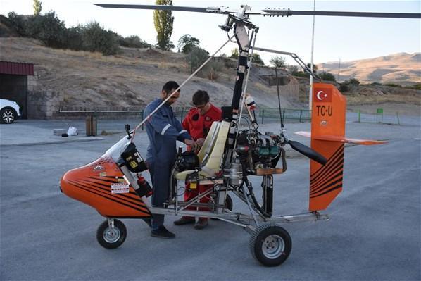 Doktor ve tekstilci iki arkadaş cayrokopter üretti