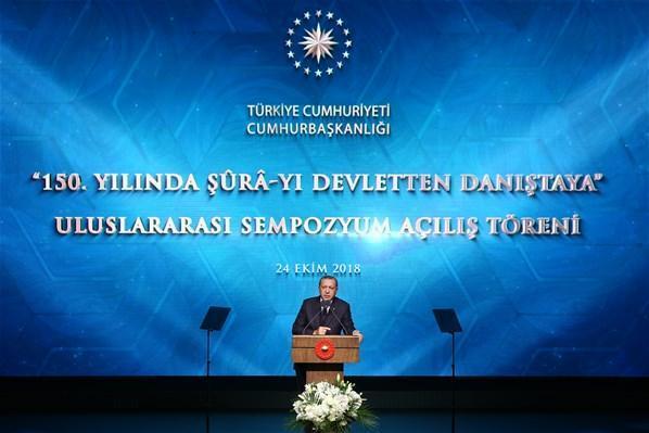 Cumhurbaşkanı Erdoğandan Danıştaya tepki