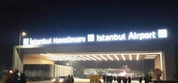 3. Havalimanına İstanbul Havalimanı tabelası takıldı