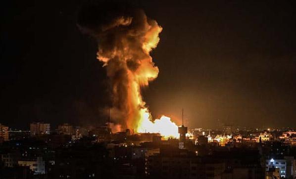 İsrail jetleri vurdu Tamamen yıkıldı