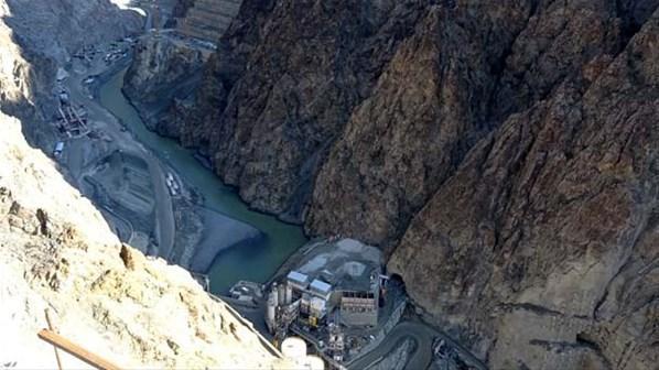Türkiyenin en yüksek barajı projesinde sona geliniyor