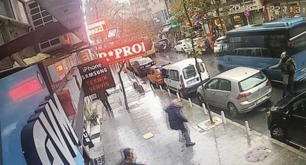 İstanbulda dehşet anları kamerada