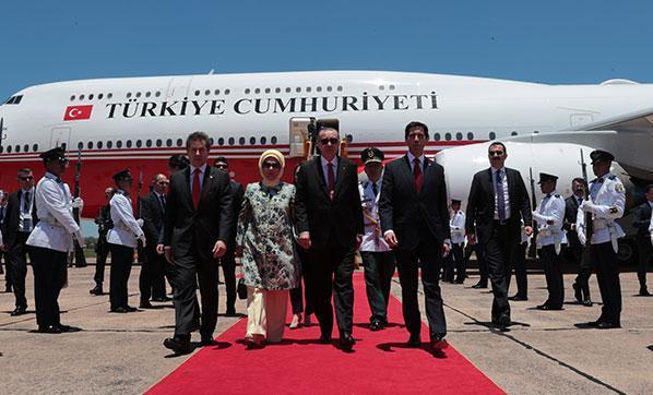 Cumhurbaşkanı Erdoğan Paraguayda bir ilke imza attı