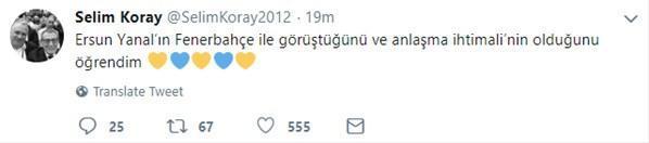 Fenerbahçeli yetkili açıkladı Ersun Yanal ile anlaşma...