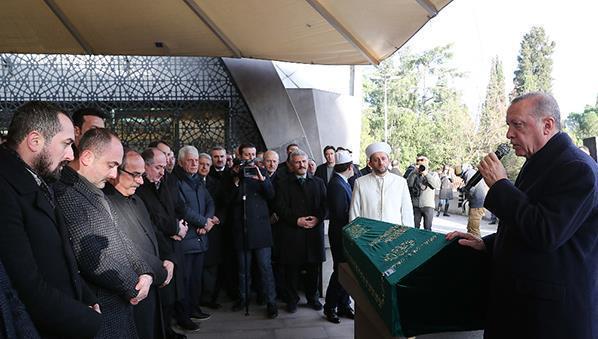 Cumhurbaşkanı Erdoğan Kadir Turgutun cenaze törenine katıldı