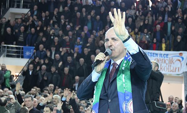 Numan Kurtulmuş, AK Partinin Rize adaylarını tanıttı