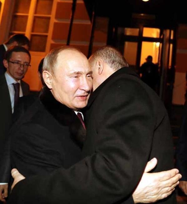 Putin, Cumhurbaşkanı Erdoğanı böyle uğurladı