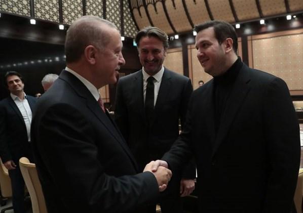 Cumhurbaşkanı Erdoğan, Külliyede sinema sektörünün temsilcileri ile görüştü