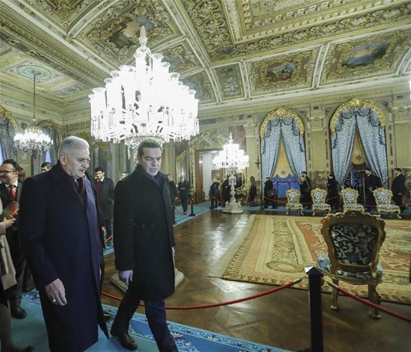 Yıldırım, Yunanistan Başbakanı Çiprası kabul etti