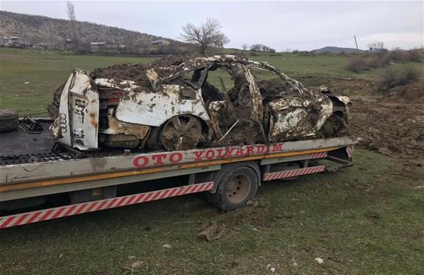 PKKlı teröristlerin İstanbuldan çaldığı araç Licede gömülü bulundu