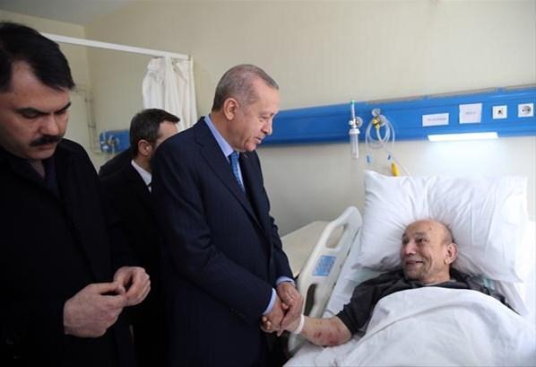 Cumhurbaşkanı Erdoğan yaralıları ziyaret etti