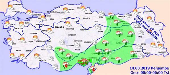 Meteorolojiden son dakika uyarısı 13 Mart Çarşamba günü hava nasıl olacak