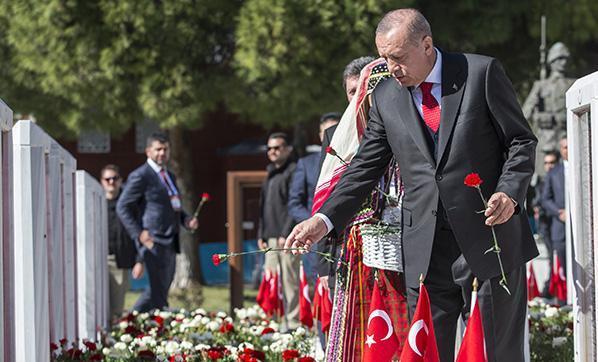Cumhurbaşkanı Erdoğan Şehitler Abidesi Camiinin açılışını gerçekleştirdi