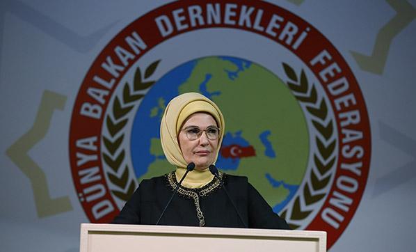 Emine Erdoğan: Türkiye bugün herkes için umut demektir