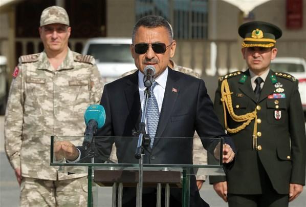 Cumhurbaşkanı Yardımcısı Oktay, Katardaki askerleri ziyaret etti
