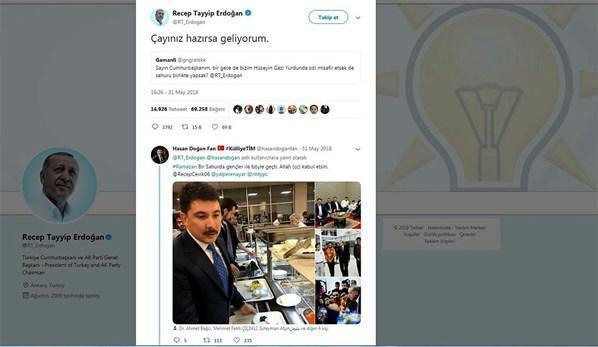 Cumhurbaşkanı Erdoğanın rekor kıran tweeti