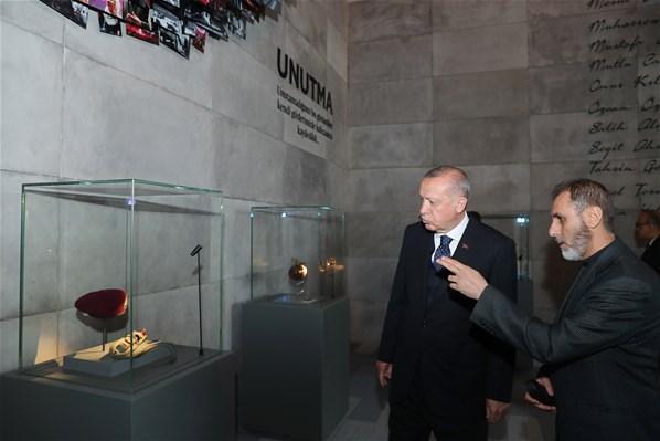 Cumhurbaşkanı Erdoğan Hafıza 15 Temmuz Müzesini ziyaret etti