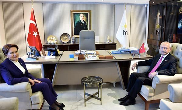 CHP Lideri Kılıçdaroğlu ve İYİ Parti Lideri Akşenerden ortak açıklama