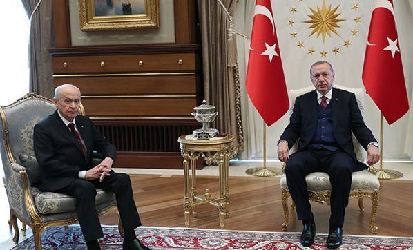 Ankarada kritik zirve Erdoğan, Bahçeli ile görüştü