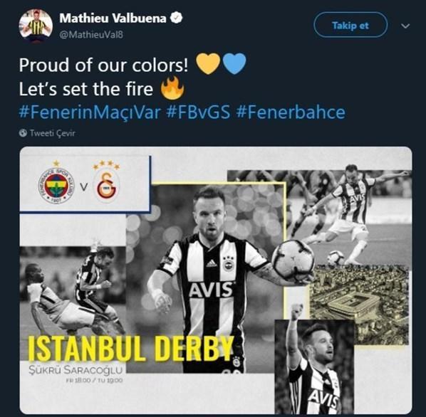 Valbuenadan Fenerbahçelileri kızdıran paylaşım