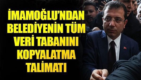 İstanbul Büyükşehir Belediyesi ve Ekrem İmamoğlundan  ‘veri tabanı kopyalama’ açıklaması